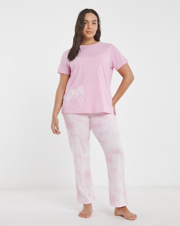 Simply Be Value Leopard Design Pyjama Set