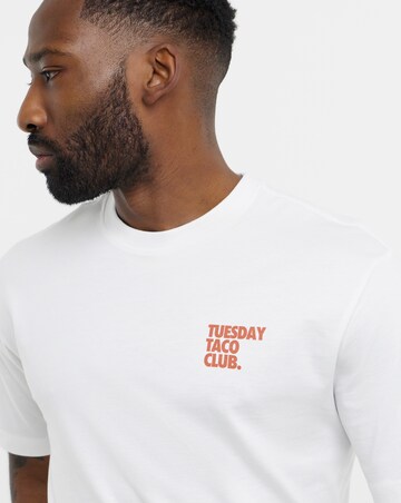 Only & Sons Taco Back Graphic T-Shirt - White