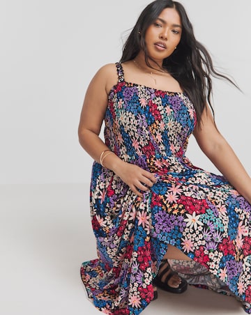 Joe Browns Polly Floral Jersey Maxi Dress