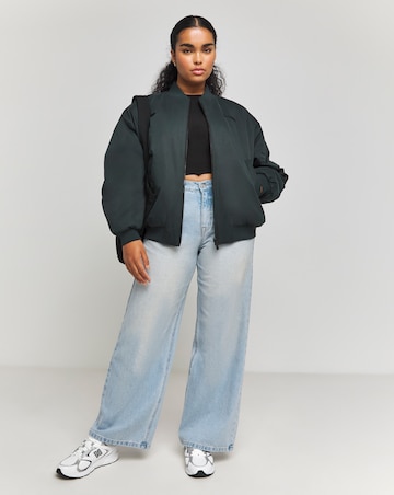 TALA Black Brown Reversible Bomber Jacket