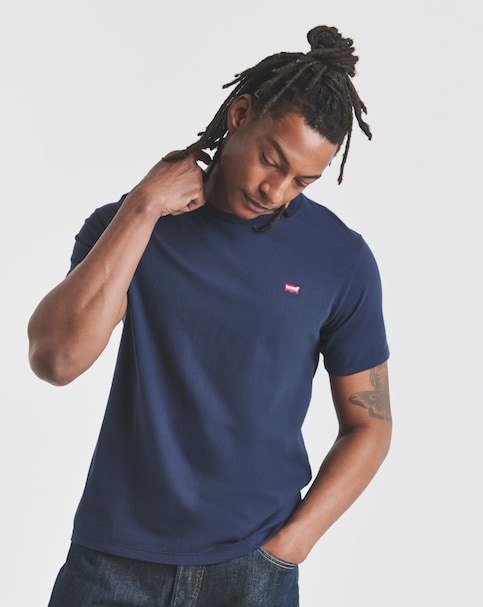 Levi's Short Sleeve Housemark T-Shirt - Navy