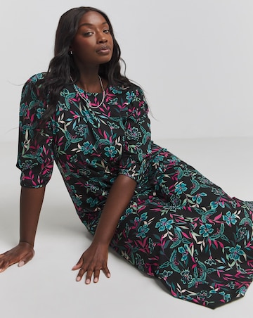 Joe Browns Perfectly Pleasing Floral Jersey Midaxi Dress