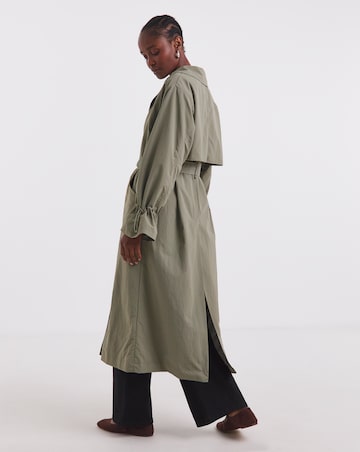Simply Be Khaki Utility Maxi Trench