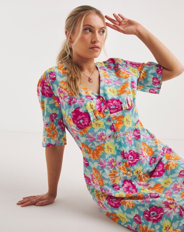Nobody's Child Alexa Floral Midi Dress