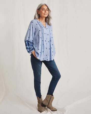 Julipa Pintuck Blouse