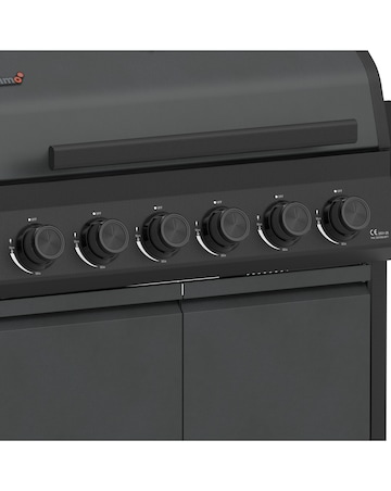 Charles Bentley Ottimo Origin Pro 455 6 Burner Gas Barbecue with Side Burner