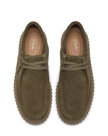 Clarks Torhill Lo Shoes - Olive