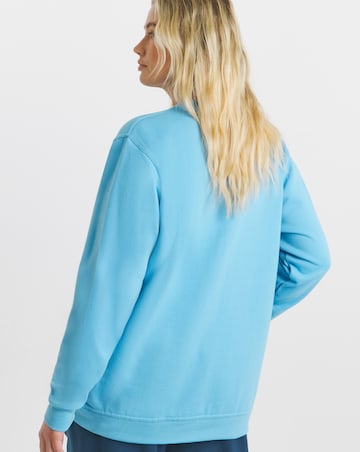Blue Arancia Boucle Sweatshirt