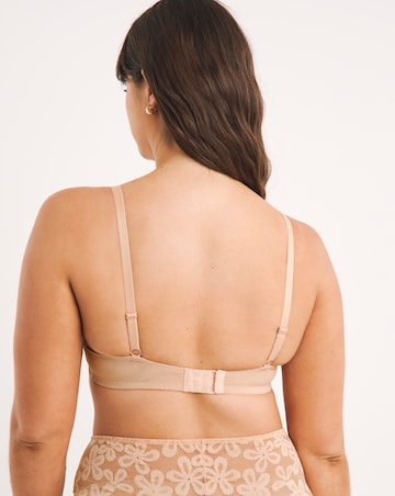 Pretty Secrets (2 Pack) Daisy Lace Plunge Wired Bras (B-F) Black/Almond