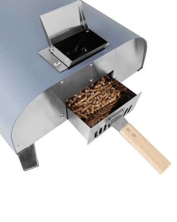 George Foreman Wood Pellet Pizza Oven with Paddle and Carry Bag