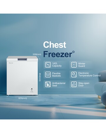 Fridgemaster MCF142E 142L Chest Freezer- E Rated