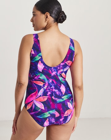 Beach To Beach Sports Piping Swimsuit