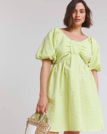 Simply Be Textured Gingham Smock