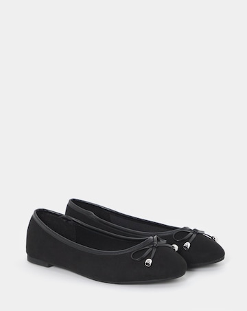 Selena Classic Flat Ballerina Shoes Wide E Fit