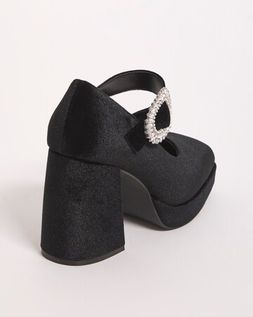 Dinah Mary Jane Platform Heeled Shoes - Extra Wide Fit (EEE)