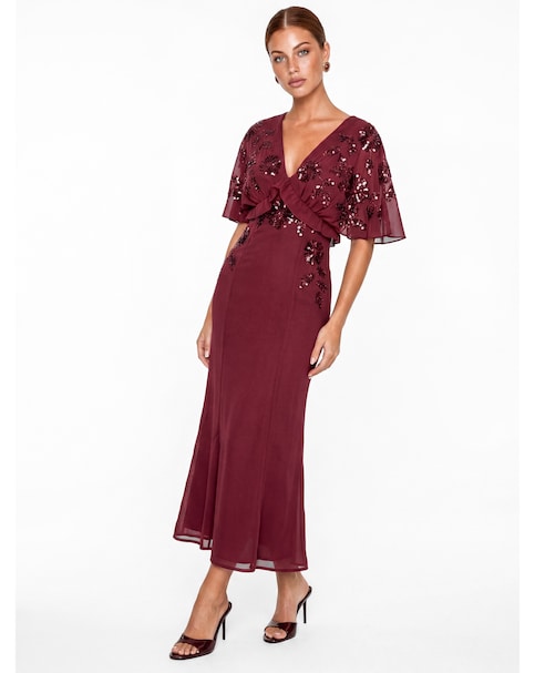 Maya Deluxe Embellished Midaxi Dress