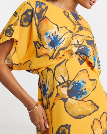 Joanna Hope Drape Sleeve Dress