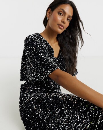 Twisted Wunder Grace Lurex Maxi Dress