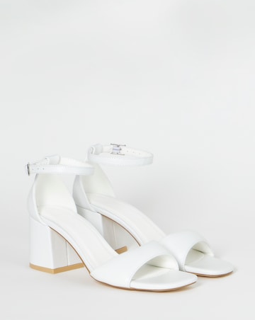 Coco Barely There Block Heel Sandals - Extra Wide Fit (EEE)