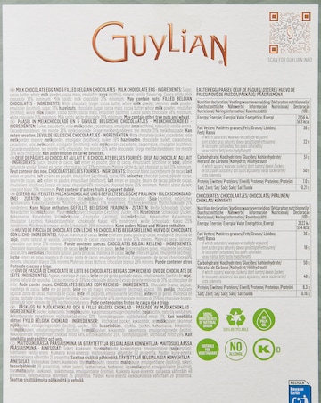 Guylian Belgian Milk Chocolate Easter Egg 240g