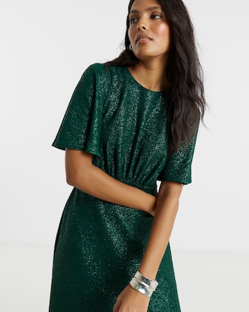 Twisted Wunder Meryl Foil Maxi Dress