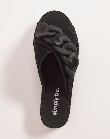 Ekin Flatform Espadrille Sandals - Extra Wide Fit (EEE)