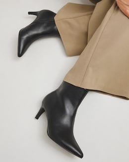 Sabine Ankle Kitten Heel Boots - Extra Wide Fit (EEE)