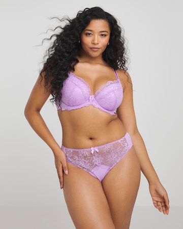 Pretty Secrets (2 Pack) Ella Lace Midi High Leg Briefs