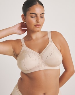 Triumph Doreen Cotton Full Cup Non Wired Bra Skintone
