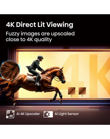 Hisense 50A6QTUK 50in 4K Ultra HD HDR LED Smart TV