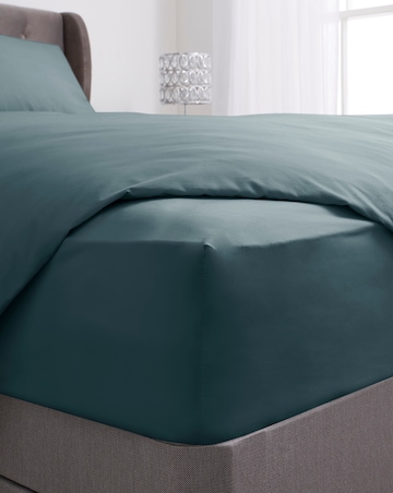 200TC Plain Dye Extra Deep Fitted Sheet