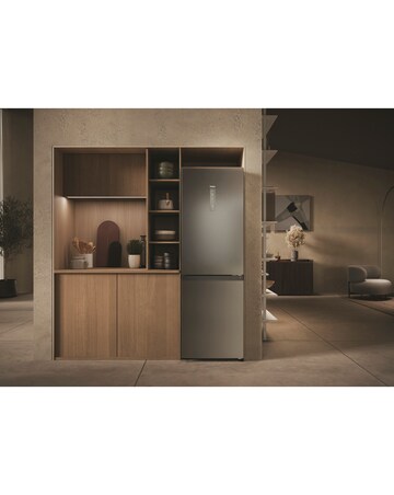 Haier Series 3 HDPW3618DNPK Wifi Connected 185cm 60/40 Fridge Freezer - Silver
