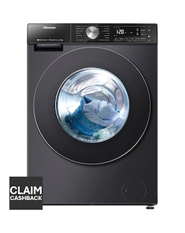 Hisense 5S Series WF5S1245BB 12kg Auto Dosing Washing Machine - Black