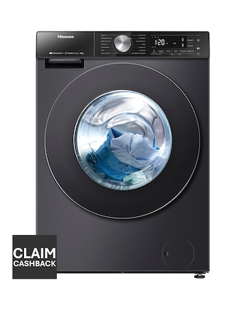 Hisense 5S Series WF5S1245BB 12kg Auto Dosing Washing Machine - Black
