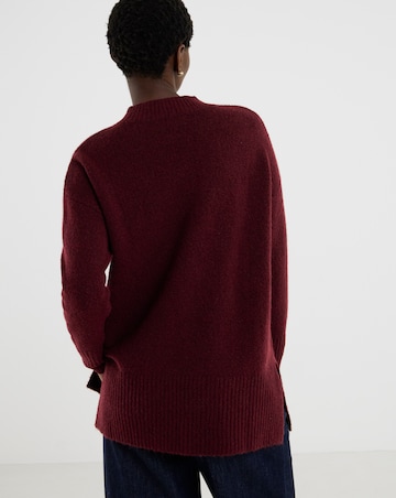 Wine High Neck Tunic