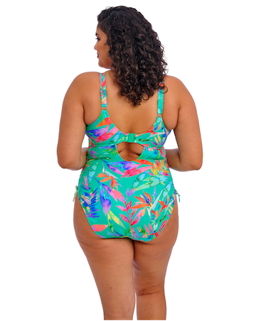 Elomi Toyama Tides Non Wired Adjustable Leg Swimsuit Jade