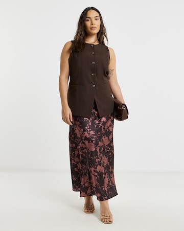 Satin Maxi Skirt