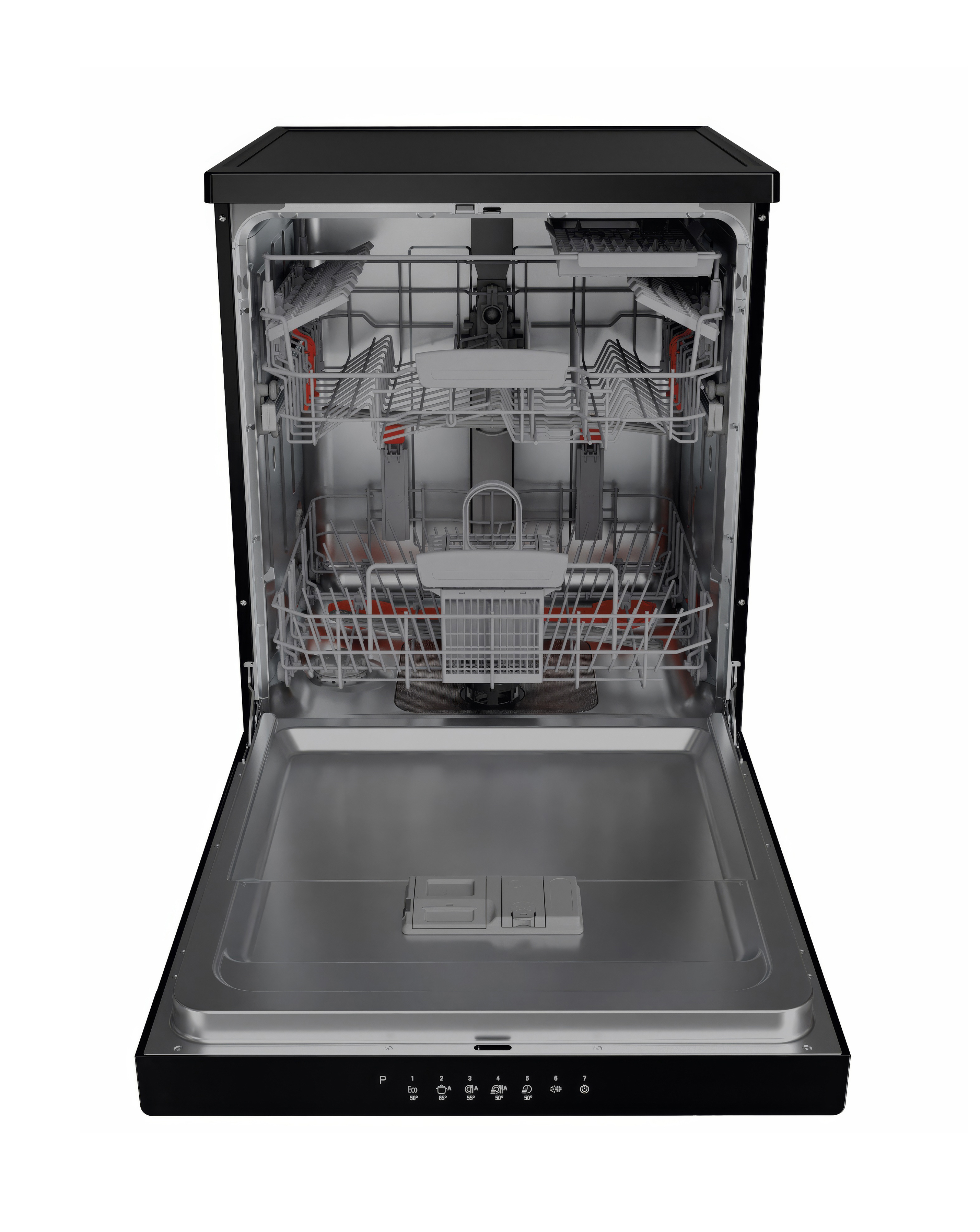 Hotpoint HFC3C26WCBUK Full Size Dishwasher 14 Place Settings Black + Install