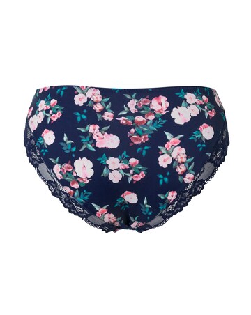 Pretty Secrets Adrianne Floral Midi Brief Knickers