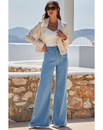 Sosandar Raw Edge Boucle Jacket