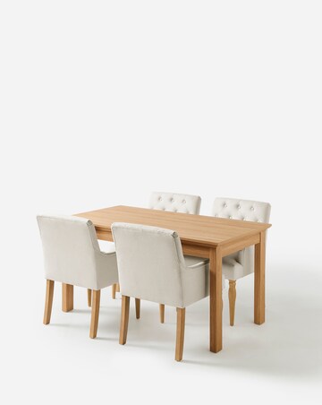 Ashford Dining Table with 4 Mae Chairs