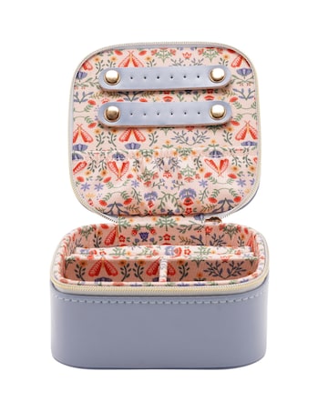 Sophia Lane Blue Floral Jewellery Box