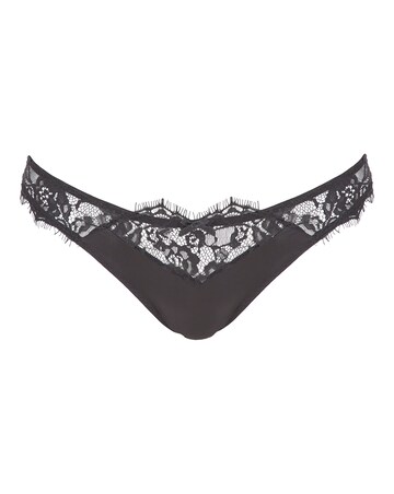 Figleaves Pulse Lace Brazilian - Black