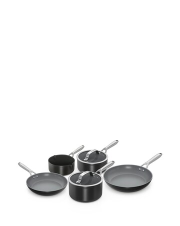 Ninja ZeroStick CeramicPro 5 Piece Saucepan and Frying Pan Set