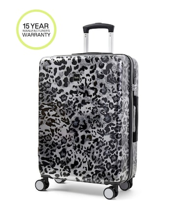Rock Savannah Leopard Medium Suitcase