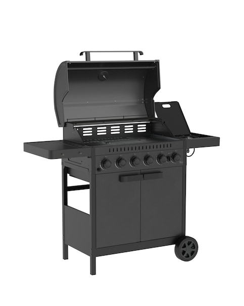 Charles Bentley Ottimo Origin 420 6 Burner Gas Barbecue with Side Burner