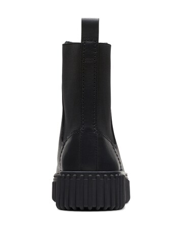 Clarks Torhill Maple Patent Chunky Boot Standard Fit