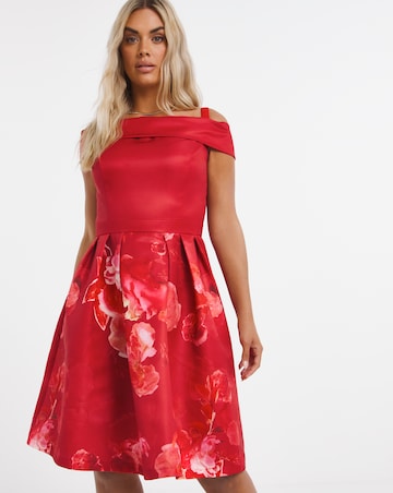 Chi Chi London Bardot Skater Dress