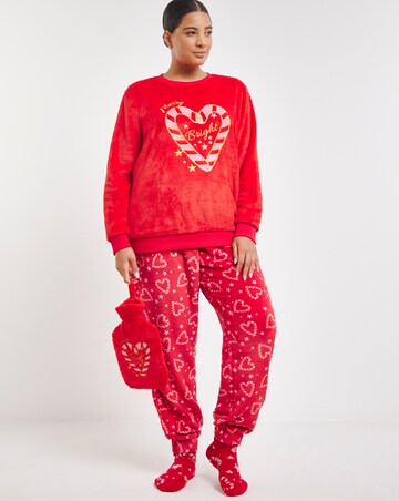 Christmas Lounge Set With Hot Water Bottle