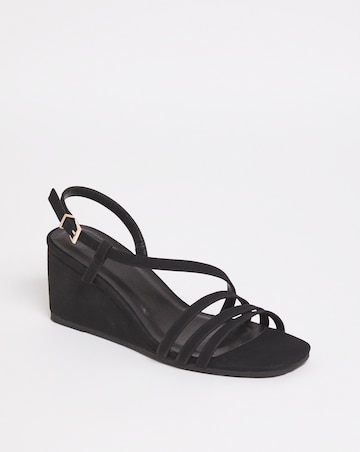 Joanna Hope Strippy Wedge Sandal EEE Fit